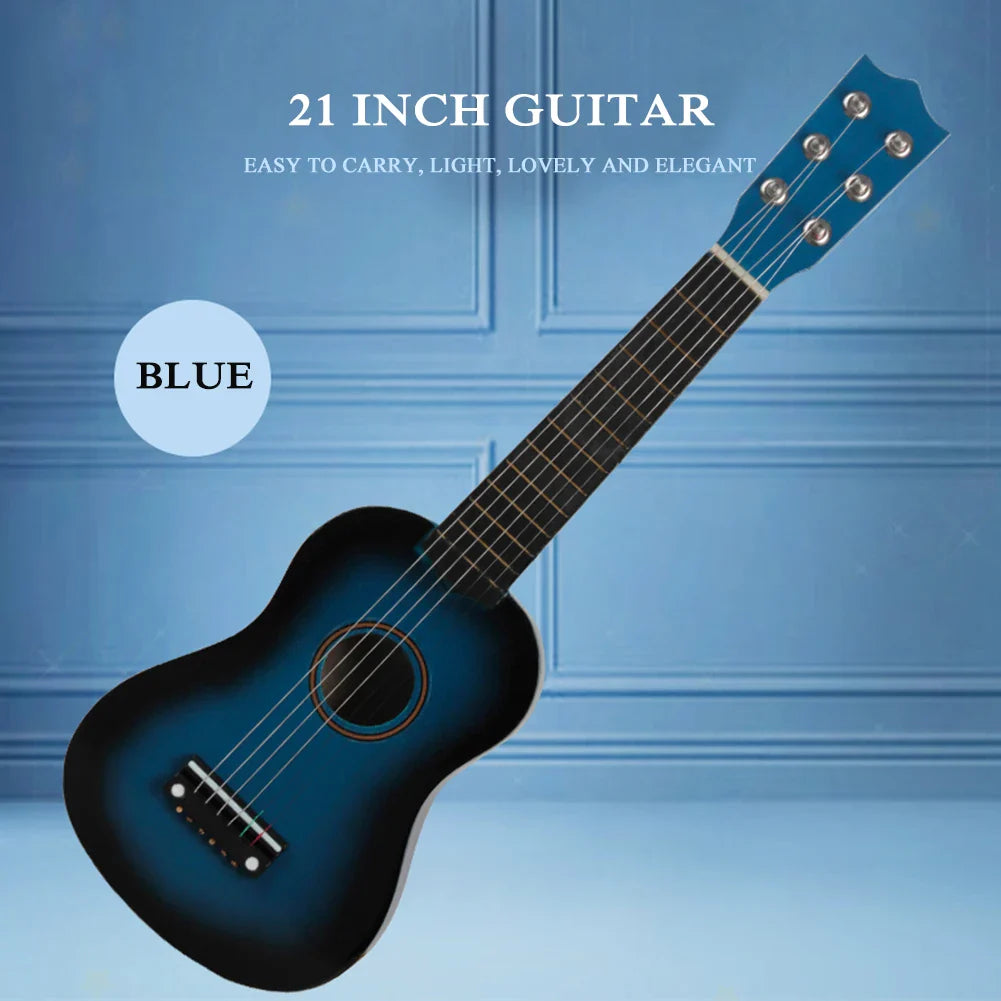 21-Inch (54 cm) Mini 6-String Acoustic Guitar for Kids – Beginner Children's Musical Instrument & Gift