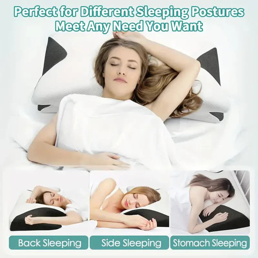 Memory Cotton Neck Pillow - Ergonomic U-Shaped Neck Support for Travel, Sleep & Relaxation