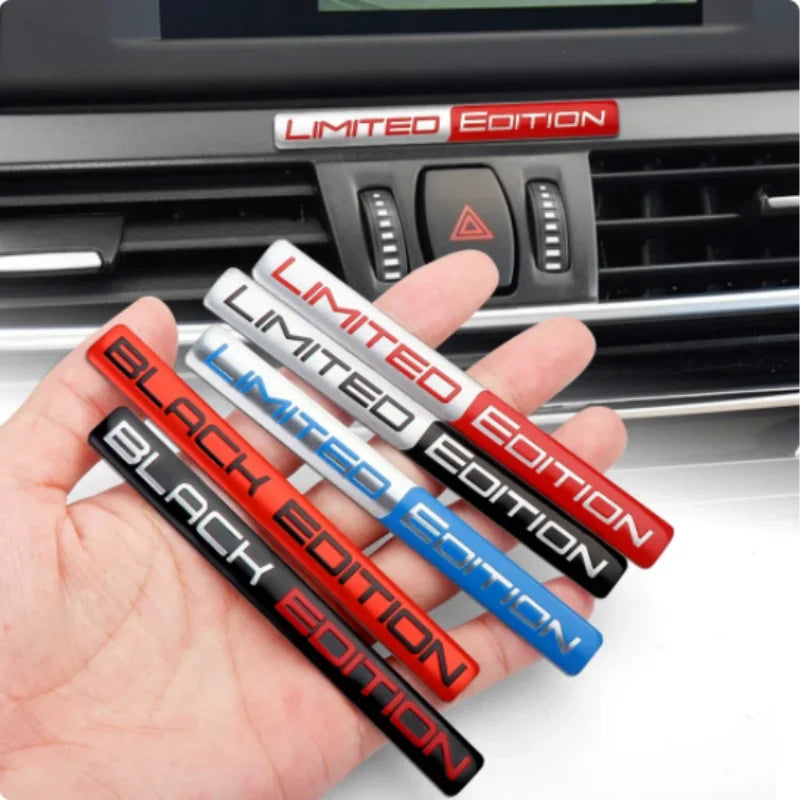 3D Aluminum Emblem Badge Sticker Decal for Car & Motorcycle - Self-Adhesive Automotive Emblem