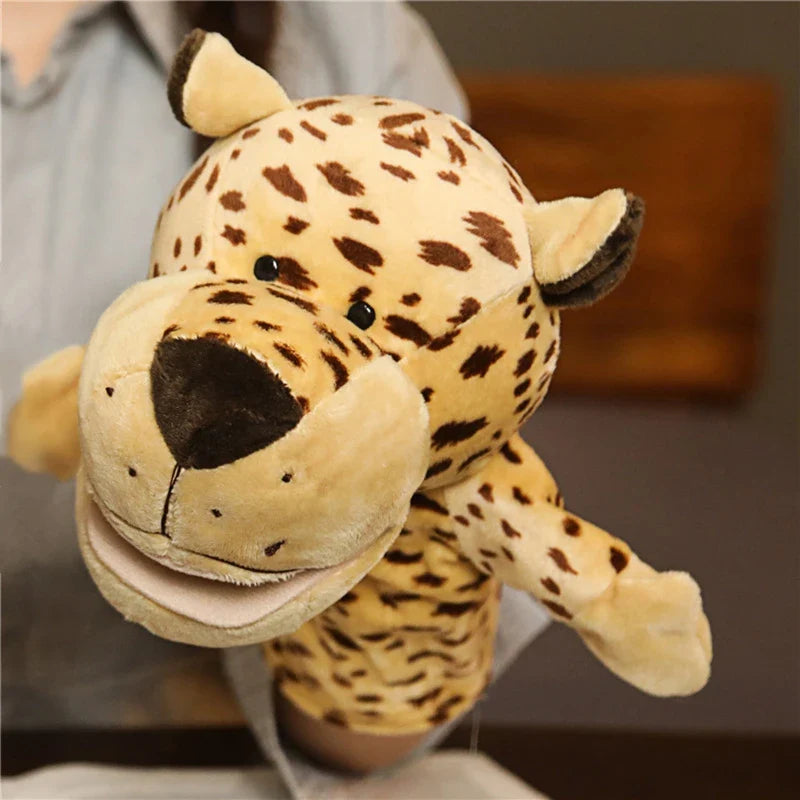 Cartoon Hand & Finger Plush Puppets — Soft Hand Puppet for Kids Party Favors & Family Fun