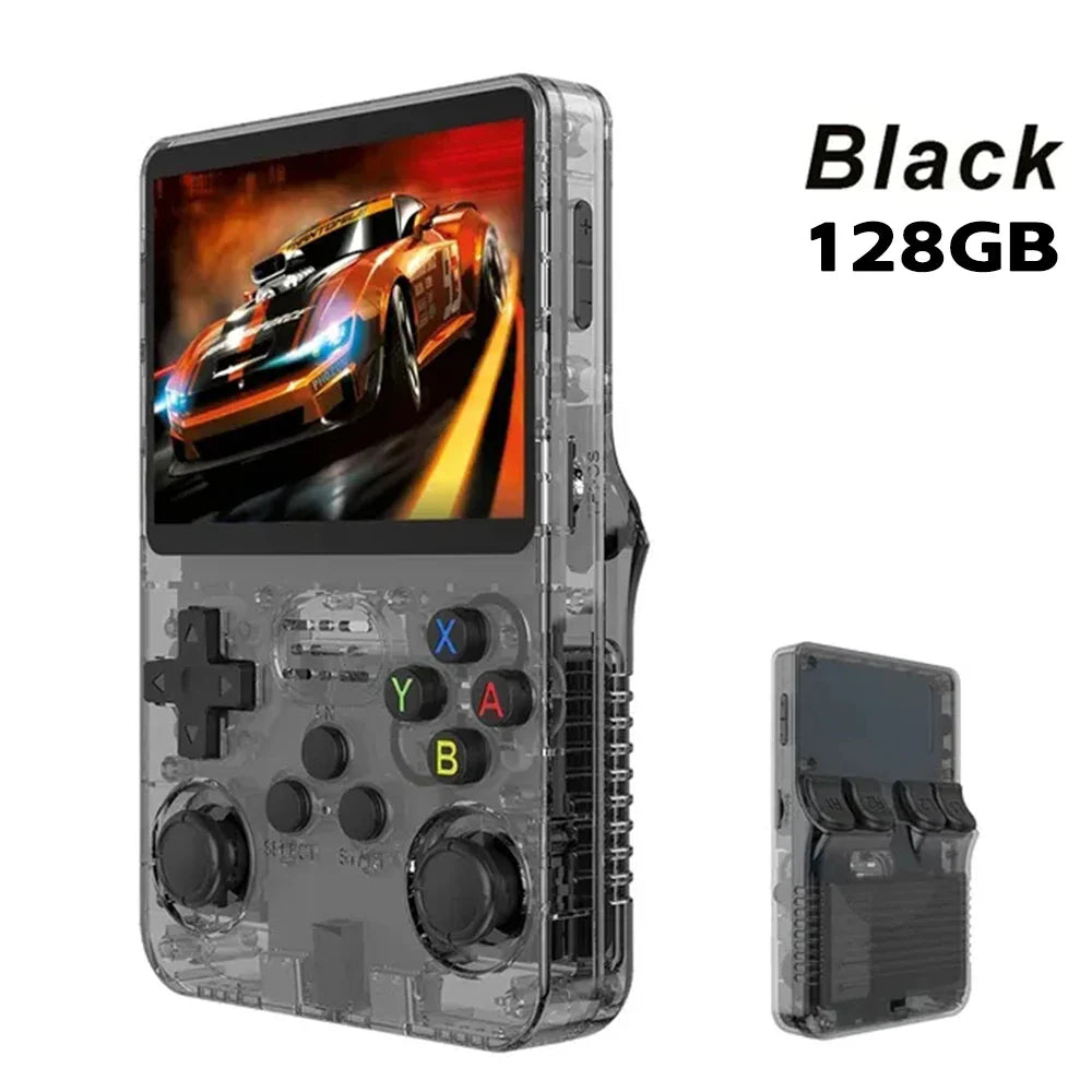 Retro Handheld Game Console 3.5-inch IPS Screen 64GB 15,000 Classic Games Linux Portable