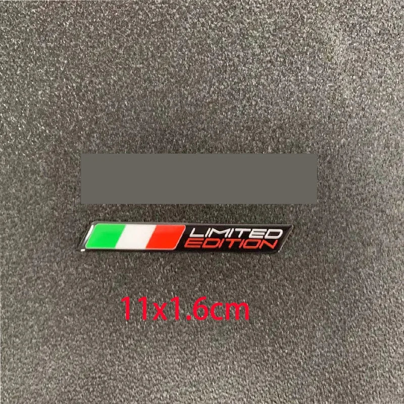 3D Aluminum Emblem Badge Sticker Decal for Car & Motorcycle - Self-Adhesive Automotive Emblem