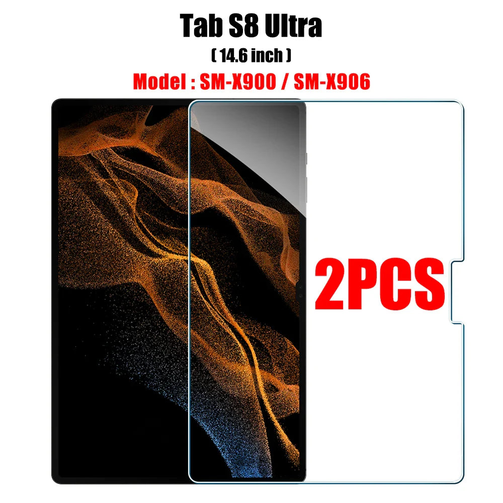 2-Pack Tempered Glass Screen Protector for Galaxy Tab Tablets – 10.8 inch (27.4 cm), Anti-Scratch Bubble-Free Film