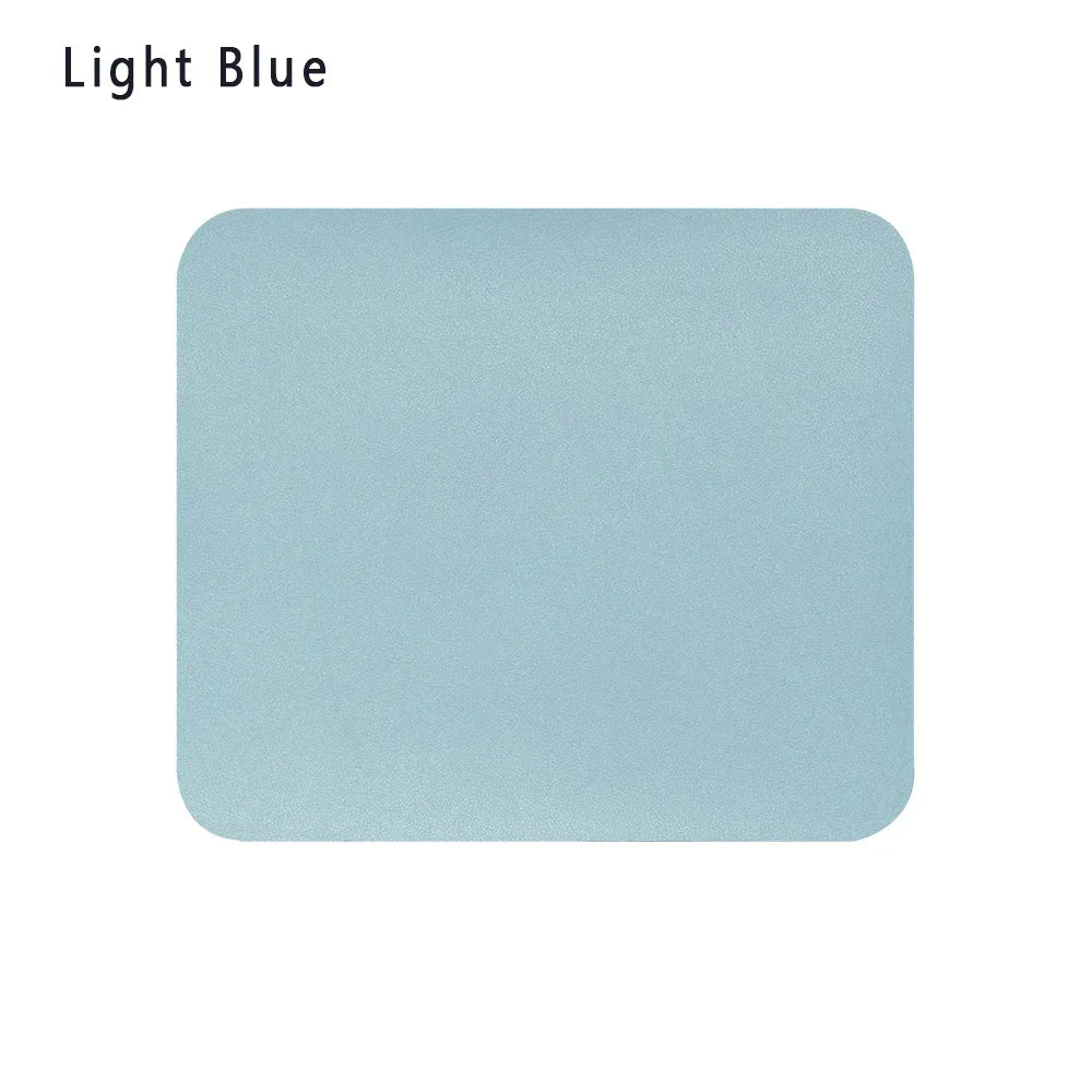 Universal Anti-Slip Leather Mouse Pad – 9.06 x 7.87 x 0.08 in (230 x 200 x 2 mm) Waterproof Desk Cushion for Gaming & Office