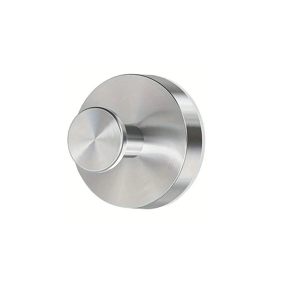 Reusable Stainless Steel Suction Cup Hook Punch-Free Waterproof Wall Mount for Kitchen and Bathroom Towel & Clothes Hanger