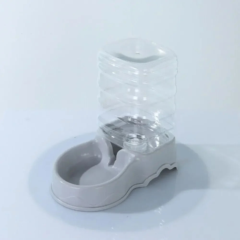 Automatic Pet Feeder & Water Fountain 3.8L (128 fl oz) PP Food Dispenser for Cats & Dogs