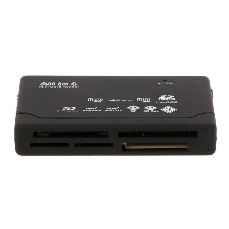 21-in-1 USB 2.0 Multi Memory Card Reader for SD TF CF M2 XD MMC MS - 1/2/5/10 Pack
