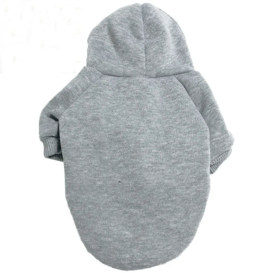 Warm Dog Hoodie Sweatshirt – Hooded Coat for Small, Medium & Large Dogs
