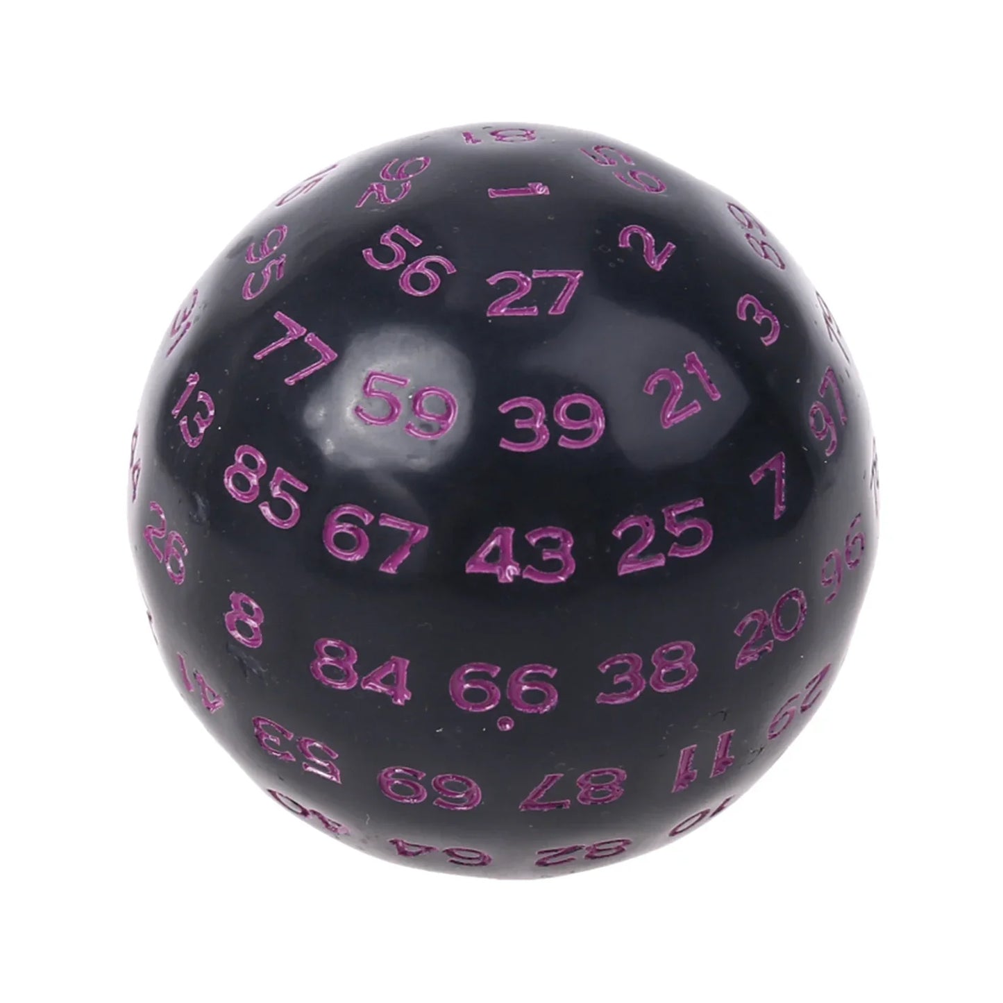 100-Sided D100 Acrylic Dice 48mm / 1.89in Polyhedral RPG Tabletop Game Accessory