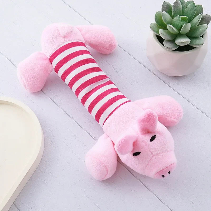 Interactive Catnip Plush Chew Toy for Cats — Teeth-Cleaning Squeaky Toy for Kittens & Adult Cats