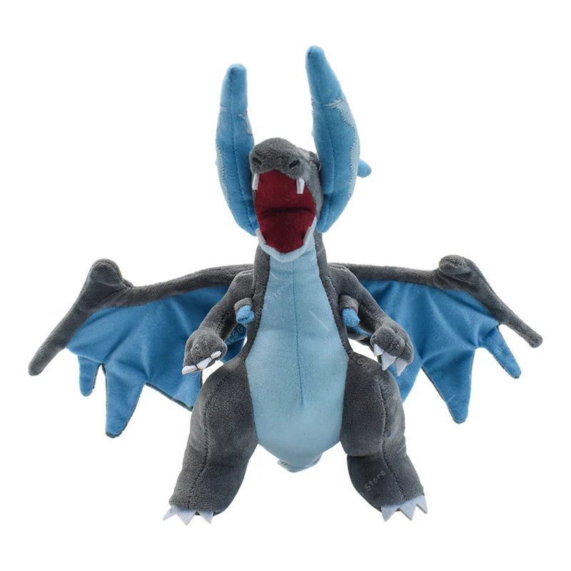 Mega Charizard Plush Toy 8.7 in (22 cm) Soft Stuffed Cotton Doll - Collectible Gift for Kids