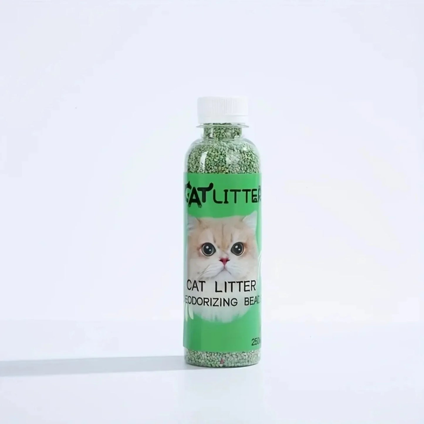 Cat Litter Deodorizer Beads Bottle - Odor Eliminator & Litter Box Freshener