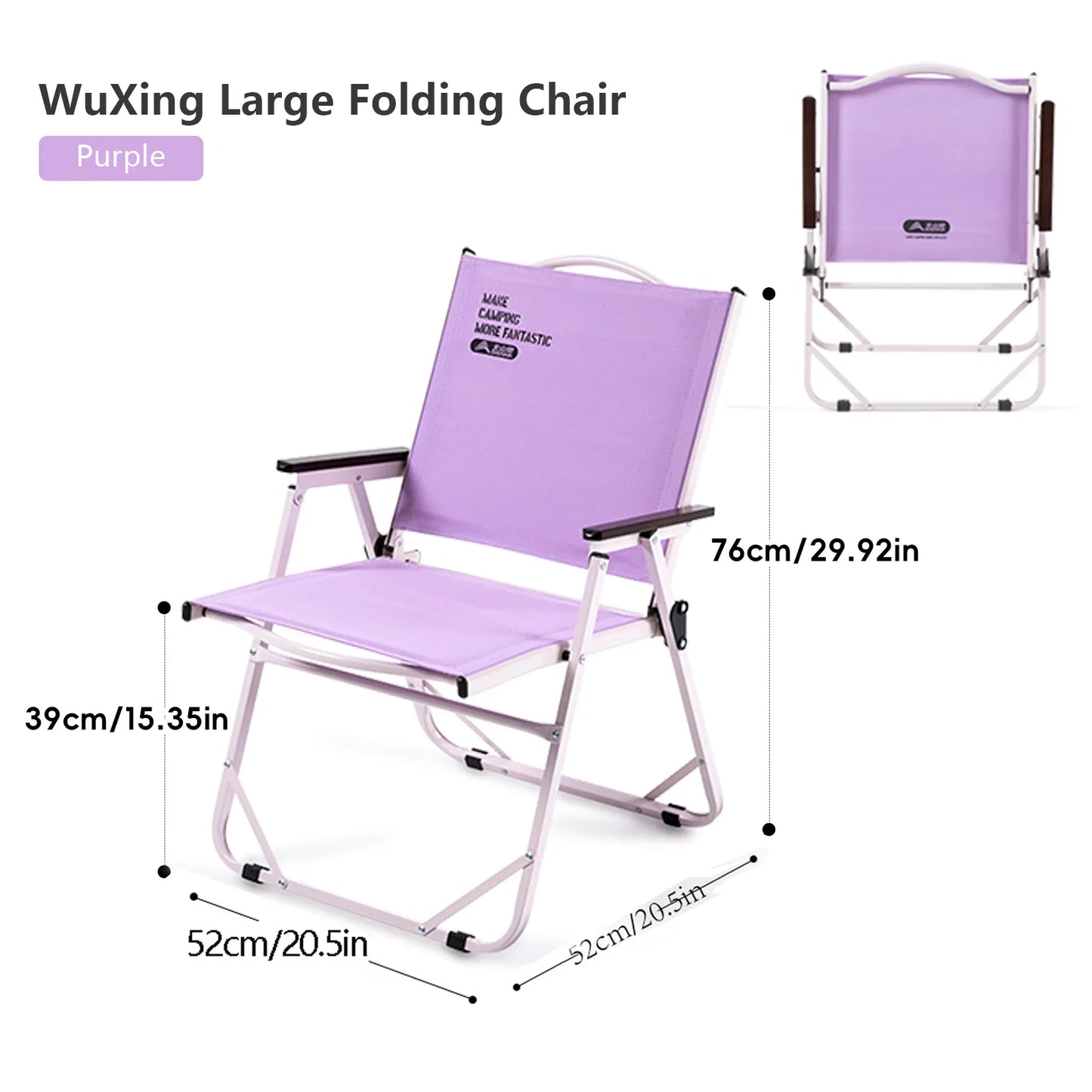 Folding Kermit-Style Camping Chair – Portable Outdoor Lounge for Beach, Picnic & Hiking