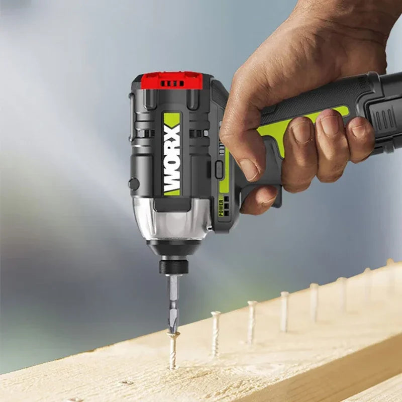 Cordless Impact Screwdriver 12V Brushless Motor 140 N·m (103 ft·lb) 3300 RPM Adjustable Torque