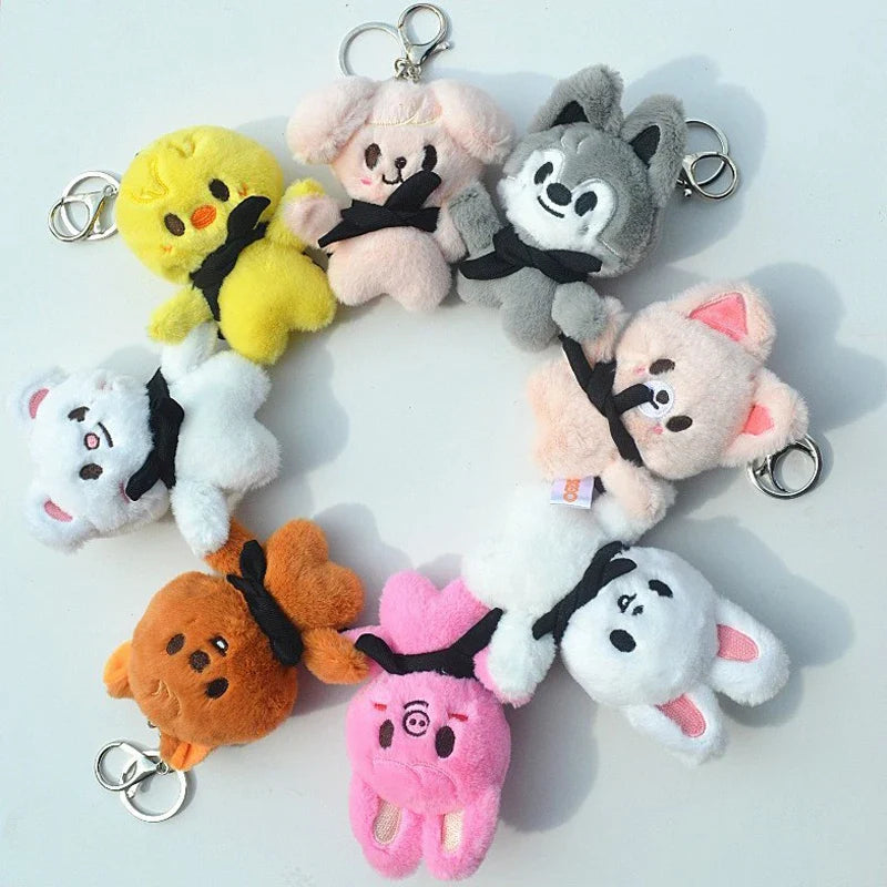 Kawaii Anime Mini Plush Keychain 10 cm (4 in) Cute Cartoon Bag Pendant School Bag Charm Birthday Gift