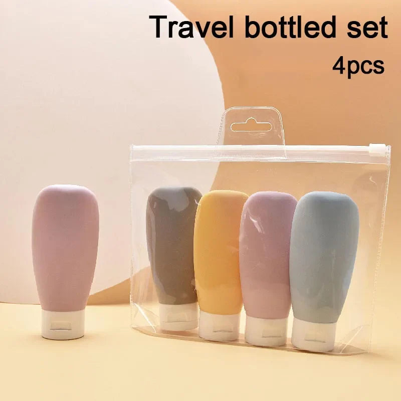 Refillable Travel Bottles Set 60ml (2 fl oz) – Leakproof Travel Toiletry Containers for Shampoo, Lotion & Cosmetics