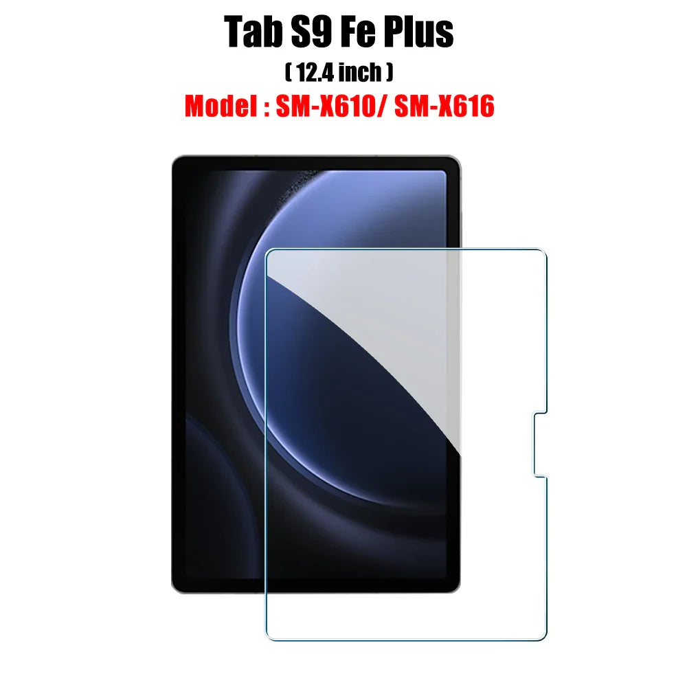 Tempered Glass Screen Protector for Galaxy Tab S6 Lite, A9/A9 Plus, A8, S7 FE, S8/S9/S9 Plus/S9 FE, S10/S11 — 1 Pack