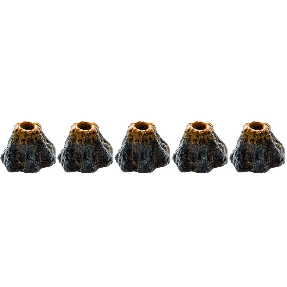 Volcano Air Stone Aquarium Decoration Bubble Rock Oxygen Diffuser Plate for Fish Tank