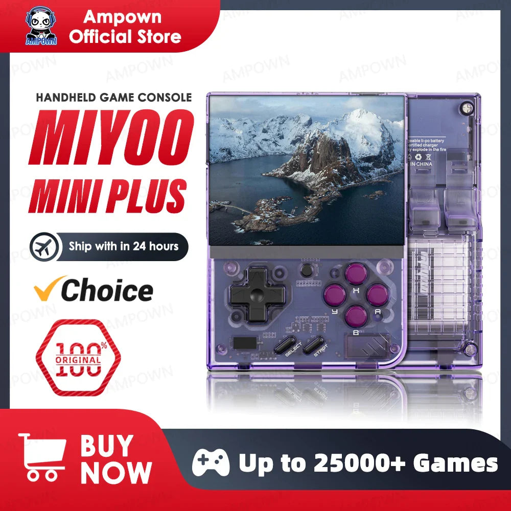 Retro Handheld Game Console — 3.5-inch (8.9 cm) IPS, 25,000+ Games, 3000mAh Battery, Portable Travel & Kids Gift