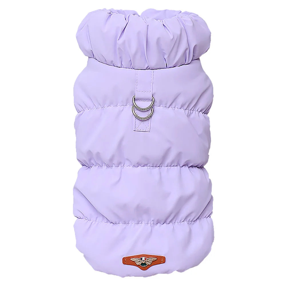 Padded Winter Pet Coat - Warm Windproof Jacket Vest for Small & Medium Dogs and Cats (S/M/L/XL)