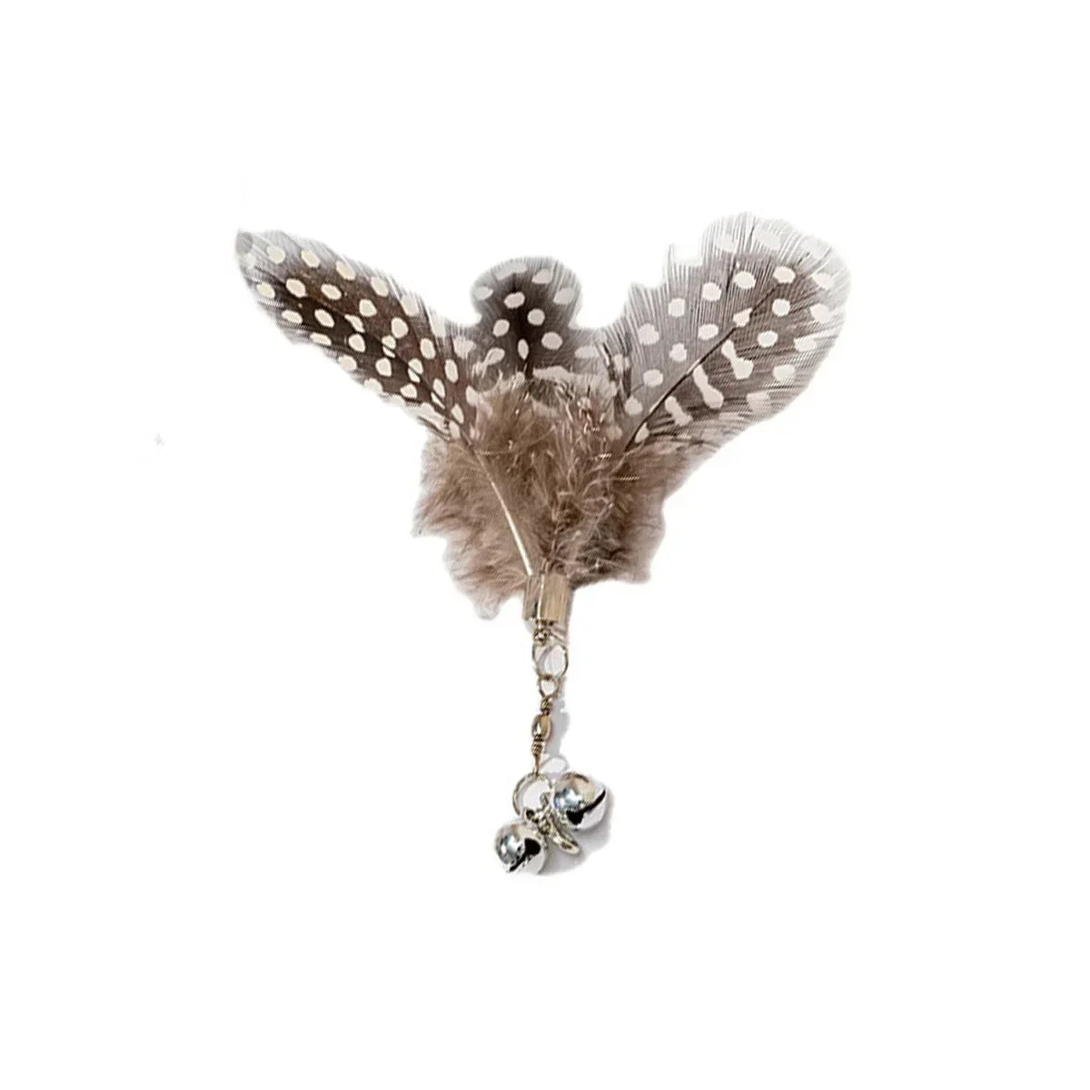 Interactive Cat Feather Toy Refill Kit – Feather Birds, Faux Worm & Foam Ball with Bell for Kittens