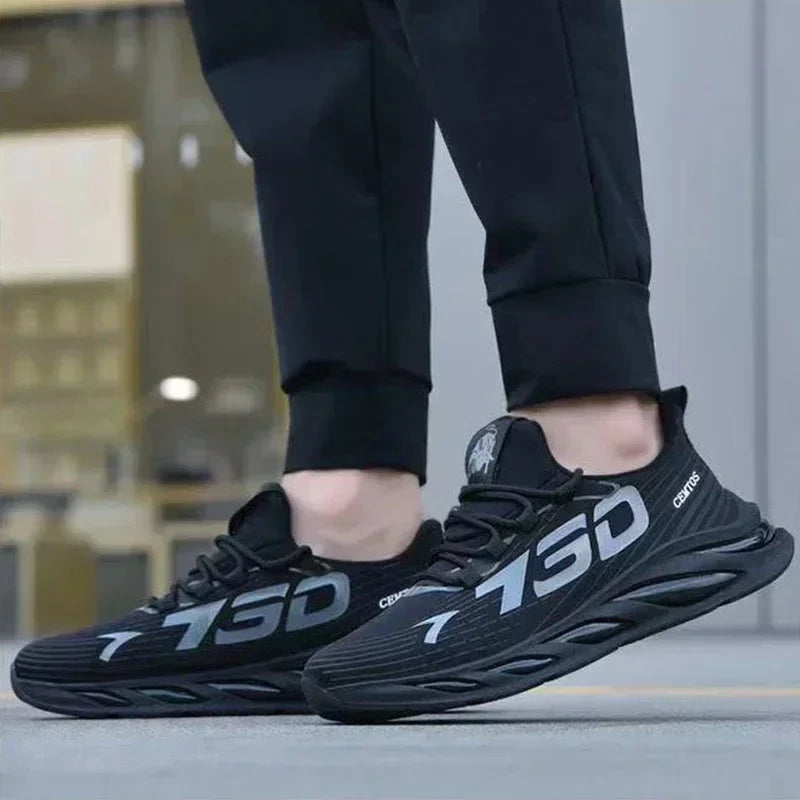 Men's Breathable Mesh Running Shoes Lightweight Casual Sports Sneakers