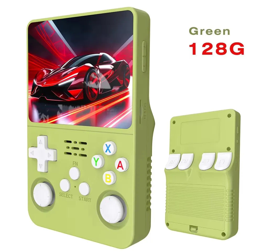 Open-Source Linux Retro Handheld Game Console 3.5-Inch (8.9 cm) IPS Screen 64GB/128GB Portable Pocket Player with 10,000 Classic Games