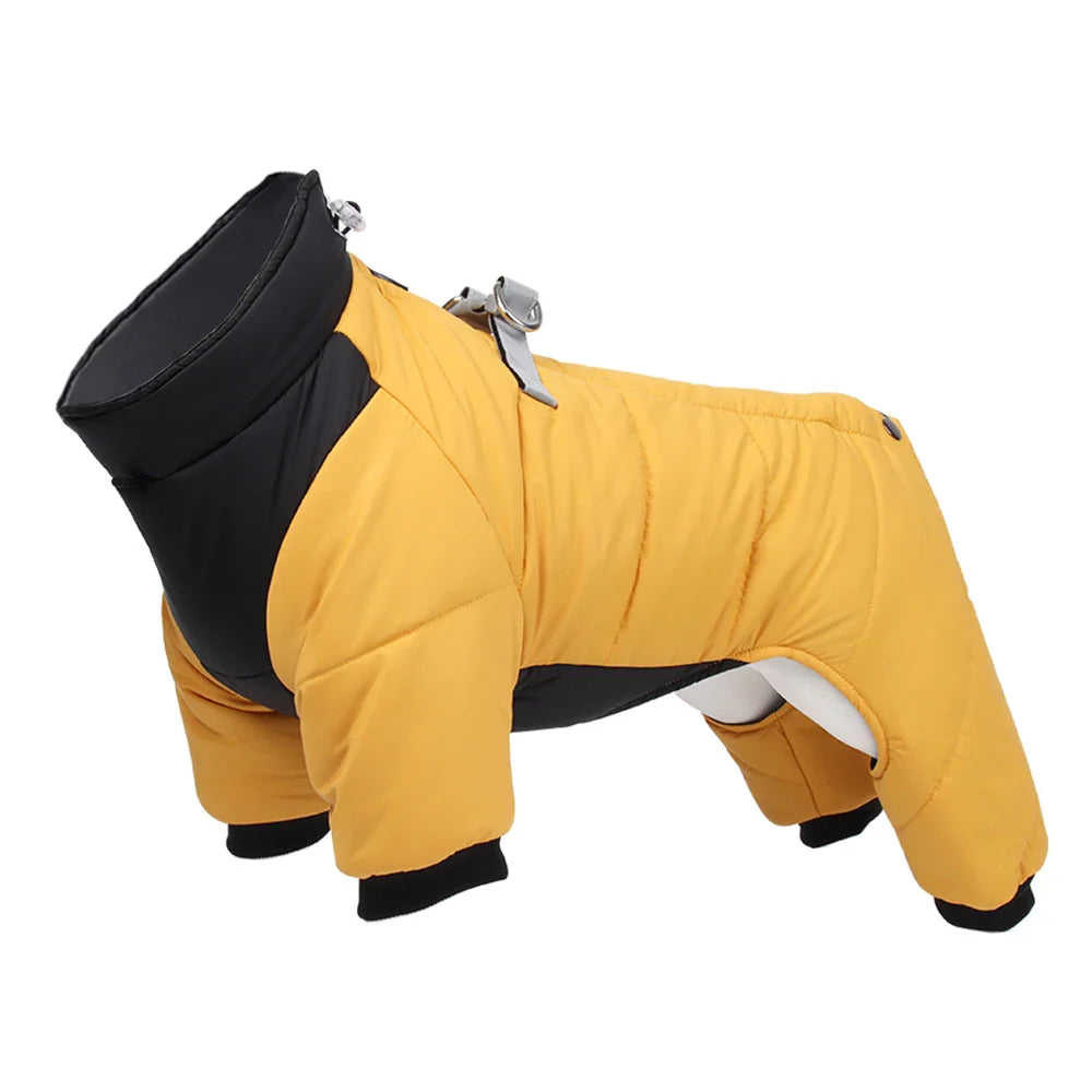 Waterproof Padded Winter Dog Jacket – Warm Thick Coat for Small & Medium Dogs (Chihuahua, French Bulldog, Pug)