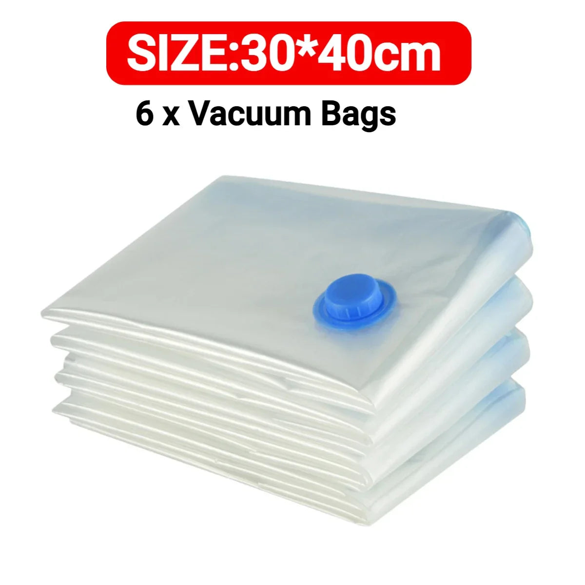 7 Sizes Reusable Vacuum Storage Bags with Mini Electric Pump – Space-Saving Compression Bags for Clothes, Bedding & Travel