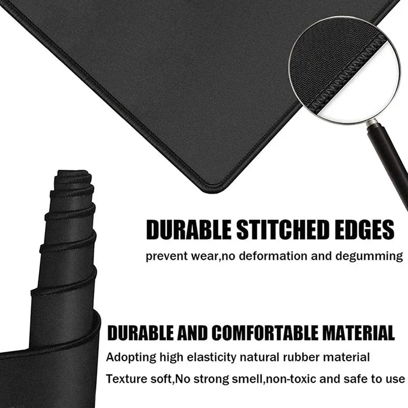 Large Gaming Mouse Pad 31.5 x 15.7 in (800 x 400 mm) Non-Slip Rubber Desk Mat Minimalist Office & Laptop Mousepad for Women and Girls
