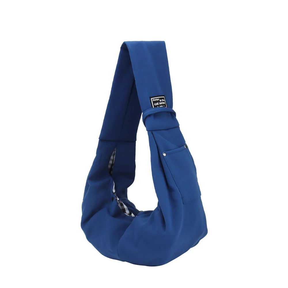 Portable Pet Shoulder Carrier with Phone Pocket – Travel Handbag for Small Dogs & Cats