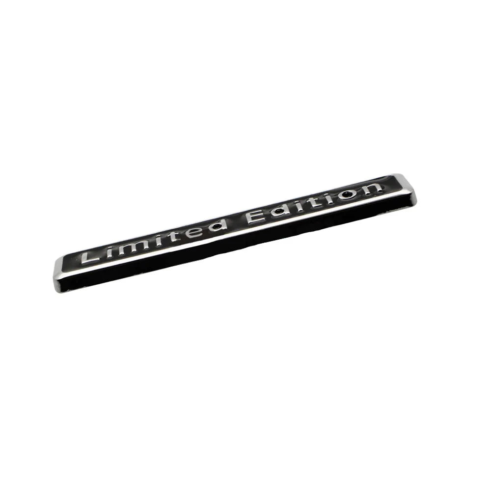 3D Chrome Metal Emblem Badge Limited Edition Car & Motorcycle Sticker 64.7mm x 10mm (2.55 x 0.39 in)