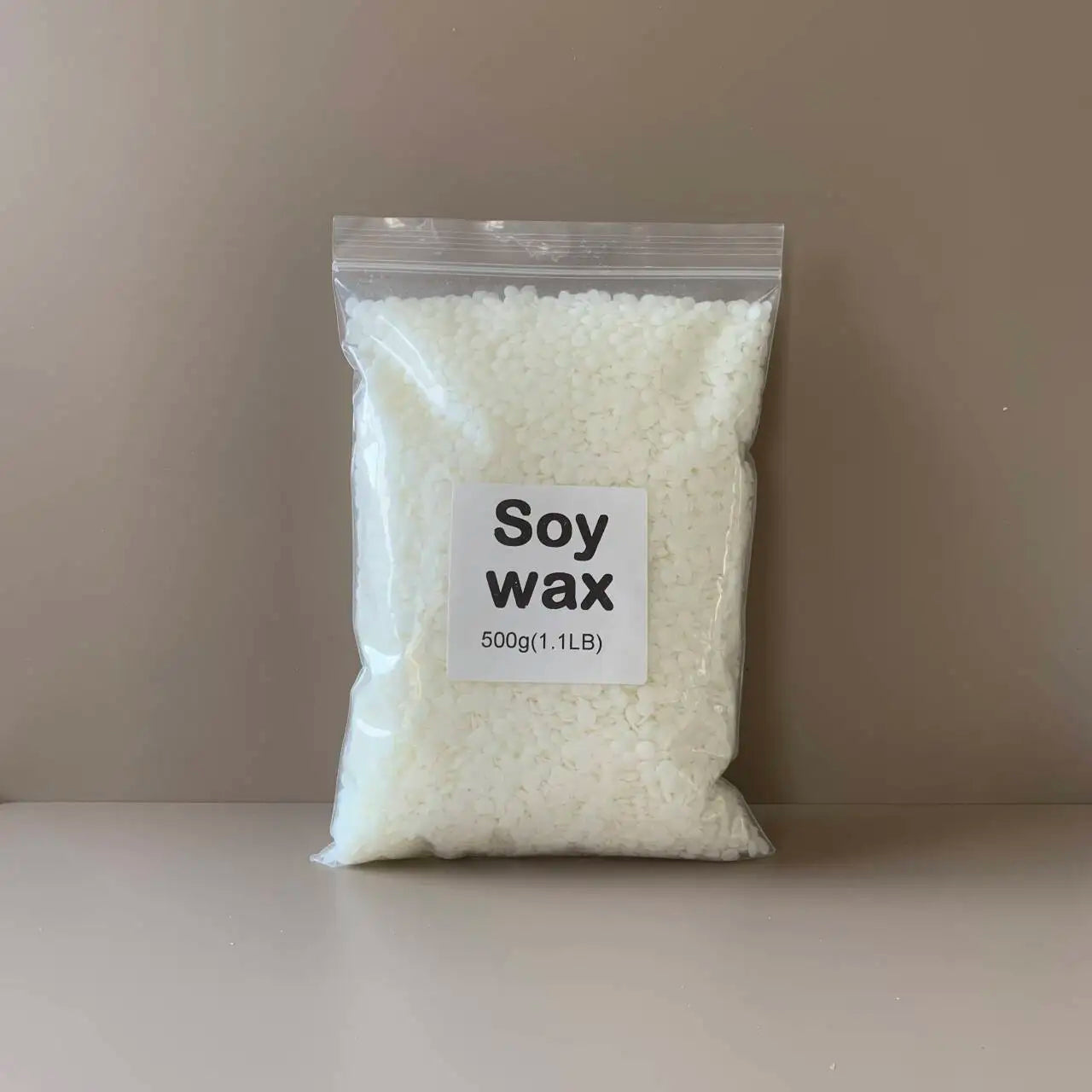 Natural Soy Wax Flakes & Granules for Candle Making — 50g–1000g