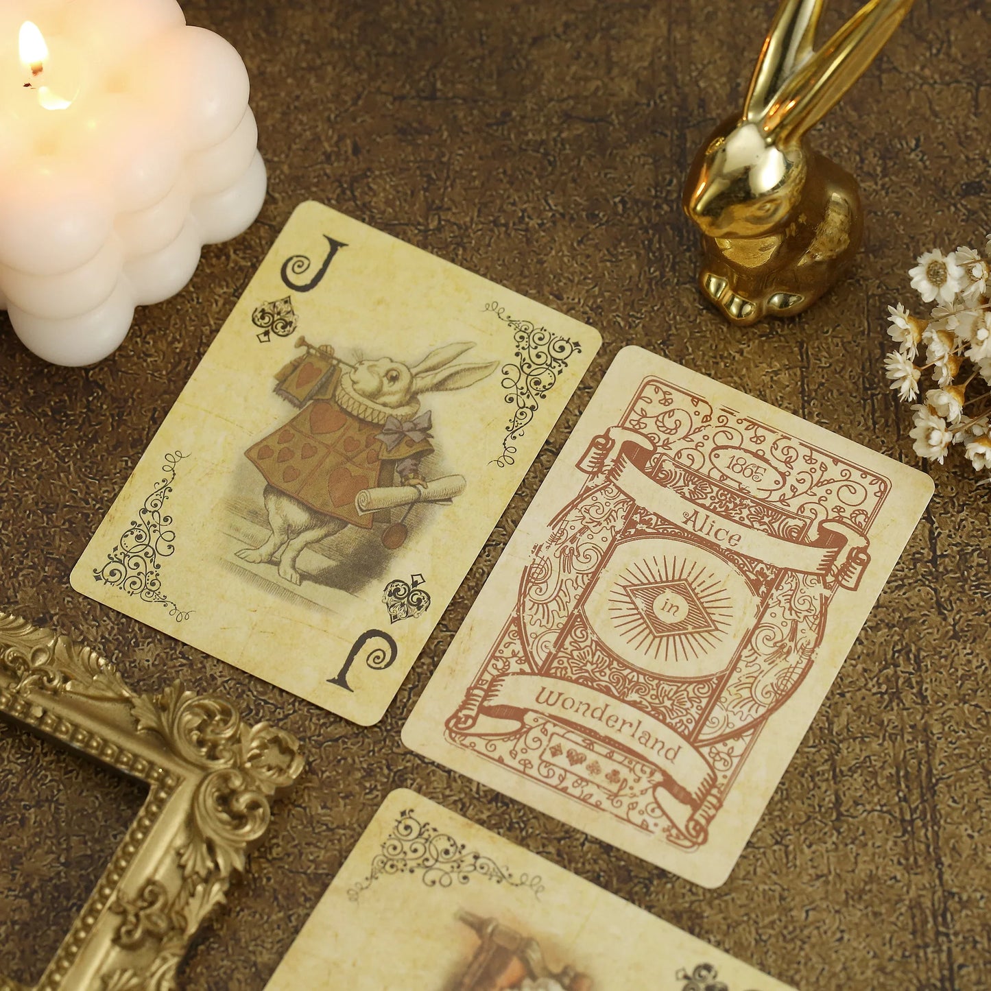 Vintage Alice in Wonderland Playing Cards - Retro Poker Deck, Collectible