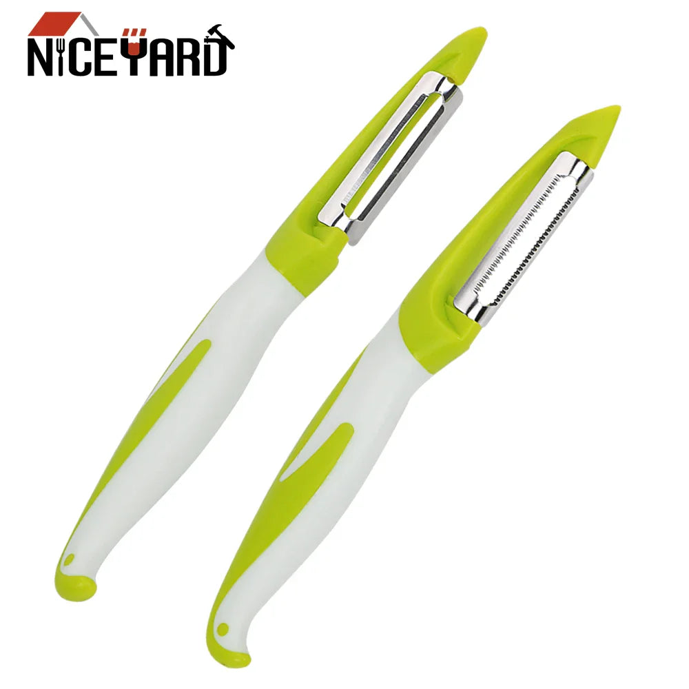 Stainless Steel Vegetable Peeler & Zester – Sharp Fruit & Veg Slicer for Carrot, Potato, Cucumber