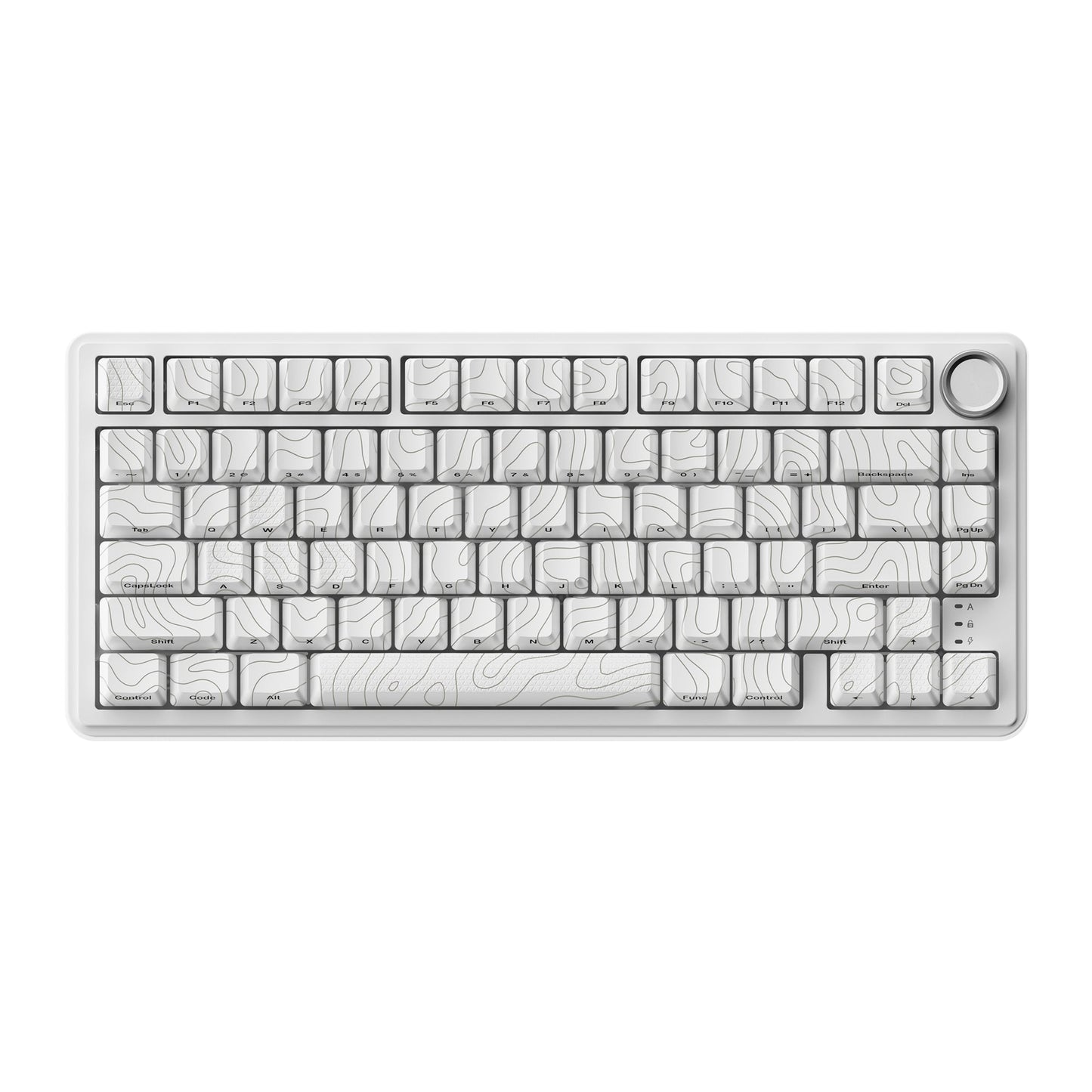XVX M75 Lumina 75% Tri-Mode RGB Mechanical Keyboard with Knob