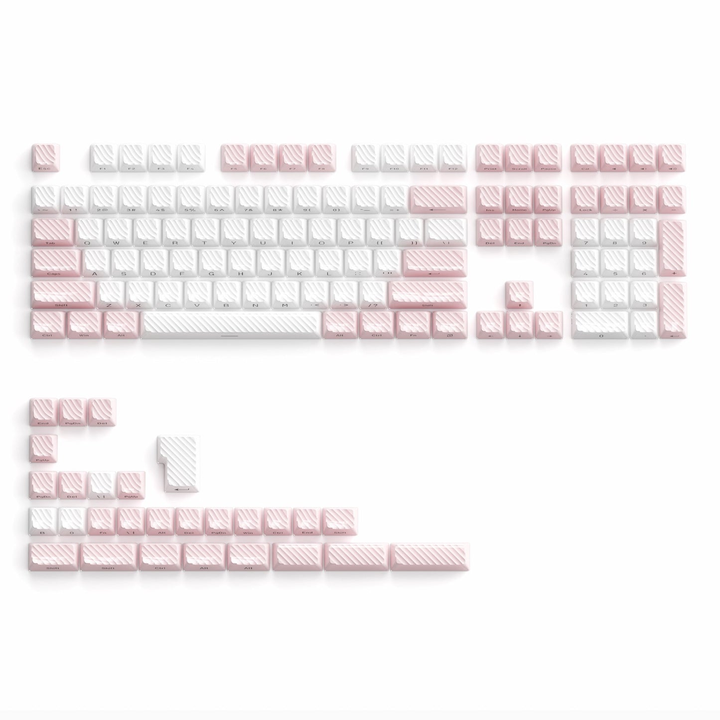 XVX Magic Wave OEM Profile Side-Printed 136-Key PC Keycap Set