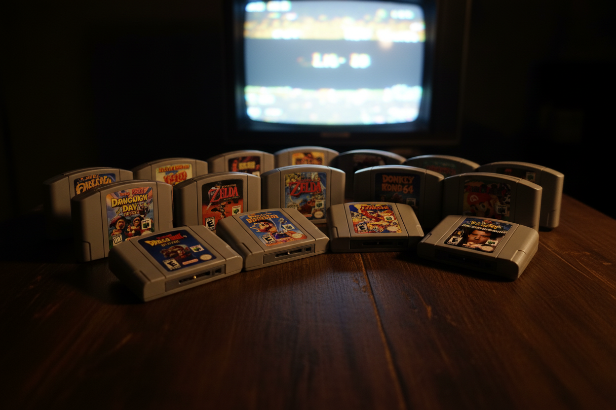 N64 Nintendo 64 Video Game Cartridge Collection